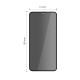 (Privacy) apsauginis grūdintas stiklas Samsung Galaxy S25 FE telefonui "Tech-Protect Glass Spy+ 2-Pack"