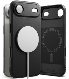 Juodas dėklas Apple iPhone 17 Air telefonui "Ringke Onyx Magnetic Magsafe"