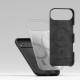 Juodas dėklas Apple iPhone 17 Air telefonui "Ringke Silicone Magnetic Magsafe"