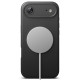 Juodas dėklas Apple iPhone 17 Air telefonui "Ringke Silicone Magnetic Magsafe"