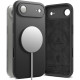 Juodas dėklas Apple iPhone 17 Air telefonui "Ringke Silicone Magnetic Magsafe"