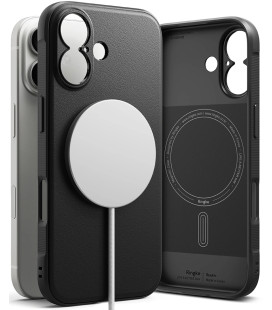 Juodas dėklas Apple iPhone 17 telefonui "Ringke Onyx Magnetic Magsafe"