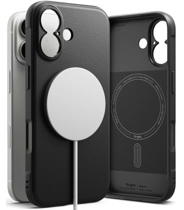 Juodas dėklas Apple iPhone 17 telefonui "Ringke Onyx Magnetic Magsafe"