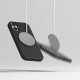 Juodas dėklas Apple iPhone 17 telefonui "Ringke Silicone Magnetic Magsafe"