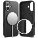 Juodas dėklas Apple iPhone 17 telefonui "Ringke Silicone Magnetic Magsafe"