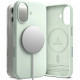 Mėtos spalvos dėklas Apple iPhone 17 telefonui "Ringke Silicone Magnetic Magsafe"