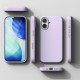 Purpurinis dėklas Apple iPhone 17 telefonui "Ringke Silicone Magnetic Magsafe"