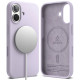 Purpurinis dėklas Apple iPhone 17 telefonui "Ringke Silicone Magnetic Magsafe"