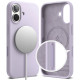 Purpurinis dėklas Apple iPhone 17 telefonui "Ringke Silicone Magnetic Magsafe"