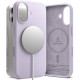 Purpurinis dėklas Apple iPhone 17 telefonui "Ringke Silicone Magnetic Magsafe"