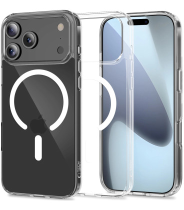 Skaidrus dėklas Apple iPhone 17 Pro telefonui "Tech-Protect Flexair Hybrid Magsafe"