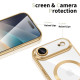 Auksinės spalvos (Shiny) / skaidrus dėklas Apple iPhone 17 Air telefonui "Tech-Protect MagFlex Magsafe"