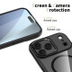 Juodas / skaidrus dėklas Apple iPhone 17 Pro telefonui "Tech-Protect Magmat Magsafe"