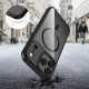 Juodas / skaidrus dėklas Apple iPhone 17 Pro telefonui "Tech-Protect Magmat Magsafe"