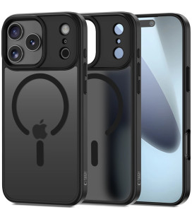 Matinis juodas dėklas Apple iPhone 17 Pro telefonui "Tech-Protect Magmat Magsafe"