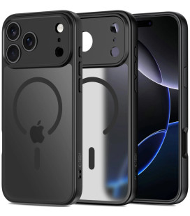 Matinis juodas dėklas Apple iPhone 17 Pro Max telefonui "Tech-Protect BasicMag Magsafe"