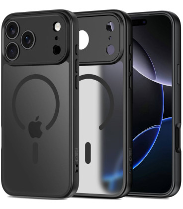 Matinis juodas dėklas Apple iPhone 17 Pro telefonui "Tech-Protect BasicMag Magsafe"