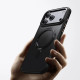 Juodas dėklas Apple iPhone 17 Pro telefonui "Tech-Protect MagRing Magsafe"