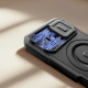 Juodas dėklas Apple iPhone 17 telefonui "Tech-Protect Kevlar Magsafe"