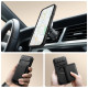 Juodas dėklas Apple iPhone 17 Air telefonui "Tech-Protect Kevlar Magsafe"