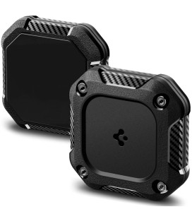 Juodas dėklas Apple Airtag "Spigen Tough Armor"