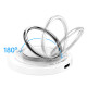 baltas belaidis 15W + 3W pakrovėjas "Choetech T603-F 2in1"