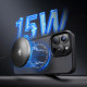 Juodas belaidis 15W pakrovėjas "Wozinsky 15W Wireless Qi2"