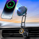 Juodas magnetinis automobilinis telefono laikiklis su 15W krovimu "Wozinsky WCT5-6S2Y"