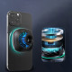 Juodas magnetinis automobilinis telefono laikiklis su 15W krovimu "Wozinsky WCT5-6S2Y"