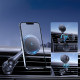 Juodas magnetinis automobilinis telefono laikiklis su 15W krovimu "Wozinsky WCT5-6S4Y"