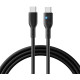 Juodas USB-C - USB-C 100W 5A 200cm laidas "Joyroom Premium Series A13"