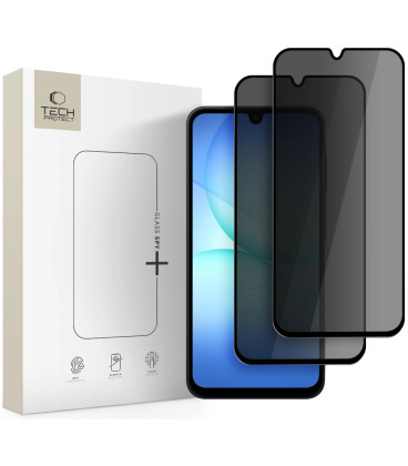 (Privacy) apsauginis grūdintas stiklas Samsung Galaxy A16 4G / 5G / A26 5G / A17 4G / 5G telefonui "Tech-Protect Glass Spy+ 2-Pa