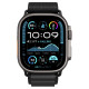 Juoda apyrankė Apple Watch 8 / 9 / 10 / 11 / 12 / SE / Ultra (44 / 45 / 46 / 49 mm) laikrodžiui "Spigen WBF1 Band"