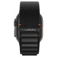 Juoda apyrankė Apple Watch 8 / 9 / 10 / 11 / 12 / SE / Ultra (44 / 45 / 46 / 49 mm) laikrodžiui "Spigen WBF1 Band"
