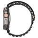 Juoda apyrankė Apple Watch 8 / 9 / 10 / 11 / 12 / SE / Ultra (44 / 45 / 46 / 49 mm) laikrodžiui "Spigen WBF1 Band"