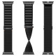 Juoda apyrankė Apple Watch 8 / 9 / 10 / 11 / 12 / SE / Ultra (44 / 45 / 46 / 49 mm) laikrodžiui "Spigen WBF1 Band"