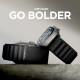 Juoda apyrankė Apple Watch 8 / 9 / 10 / 11 / 12 / SE / Ultra (44 / 45 / 46 / 49 mm) laikrodžiui "Spigen WBF1 Band"