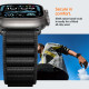Juoda apyrankė Apple Watch 8 / 9 / 10 / 11 / 12 / SE / Ultra (44 / 45 / 46 / 49 mm) laikrodžiui "Spigen WBF1 Band"