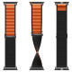 Juoda / oranžinė apyrankė Apple Watch 8 / 9 / 10 / 11 / 12 / SE / Ultra (44 / 45 / 46 / 49 mm) laikrodžiui "Spigen WBF1 Band