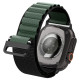 Juoda / žalia apyrankė Apple Watch 8 / 9 / 10 / 11 / SE / ULTRA (44 / 45 / 46 / 49 MM) laikrodžiui "Spigen WBF1 Band"