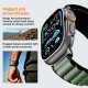 Juoda / žalia apyrankė Apple Watch 8 / 9 / 10 / 11 / SE / ULTRA (44 / 45 / 46 / 49 MM) laikrodžiui "Spigen WBF1 Band"