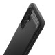 Matinis juodas dėklas Samsung Galaxy A17 / A18 4G / 5G telefonui "Spigen Rugged Armor"