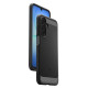 Matinis juodas dėklas Samsung Galaxy A17 4G / 5G telefonui "Spigen Rugged Armor"