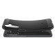 Matinis juodas dėklas Samsung Galaxy A17 4G / 5G telefonui "Spigen Rugged Armor"