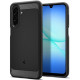 Matinis juodas dėklas Samsung Galaxy A17 / A18 4G / 5G telefonui "Spigen Rugged Armor"
