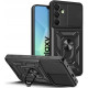 Juodas dėklas Samsung Galaxy A17 4G / 5G telefonui "Tech-Protect Camshield Pro"
