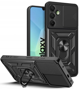 Juodas dėklas Samsung Galaxy A17 4G / 5G telefonui "Tech-Protect Camshield Pro"
