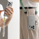 Skaidrus dėklas su blizgučiais Apple iPhone 17 Pro Max telefonui "Ringke Air Glitter"