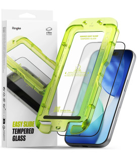Apsauginis grūdintas stiklas Apple iPhone 17 Pro Max telefonui "Ringke Easy Slide 2-Pack"