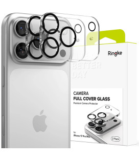 Kameros apsauga Apple iPhone 17 Pro Max telefonui "Ringke Camera Full Cover 2-Pack"